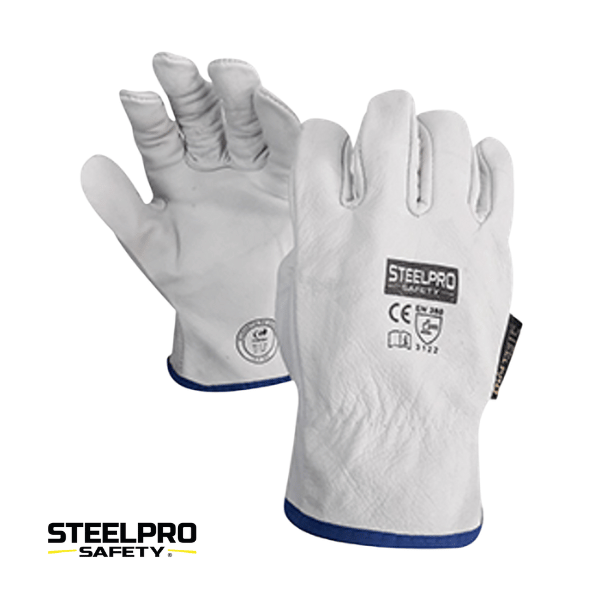 GUANTE DE BADANA DRIVER STEELPRO