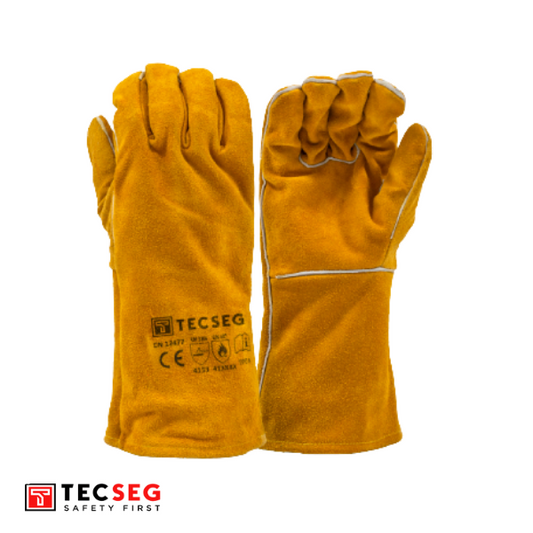 GUANTE DE CUERO PARA SOLDADOR GS300 - TECSEG