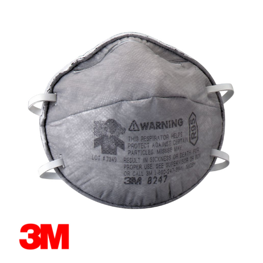 CERRADO - RESPIRADOR 8247 P/ PARTICULAS Y V/O 3M X CAJA 20 UND